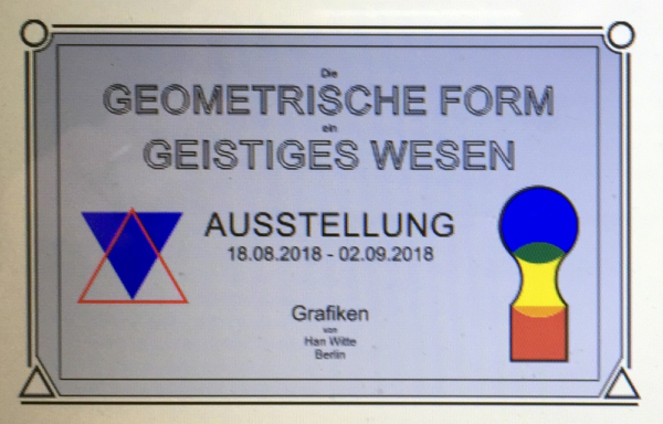 Die Geometrische Form ein Geistiges Wesen