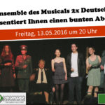 ensemblebild des musicals 2x deutschland